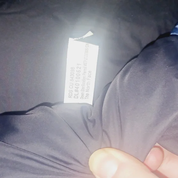 NWT-North Face Blue and Black Vest - Picture 2 of 3